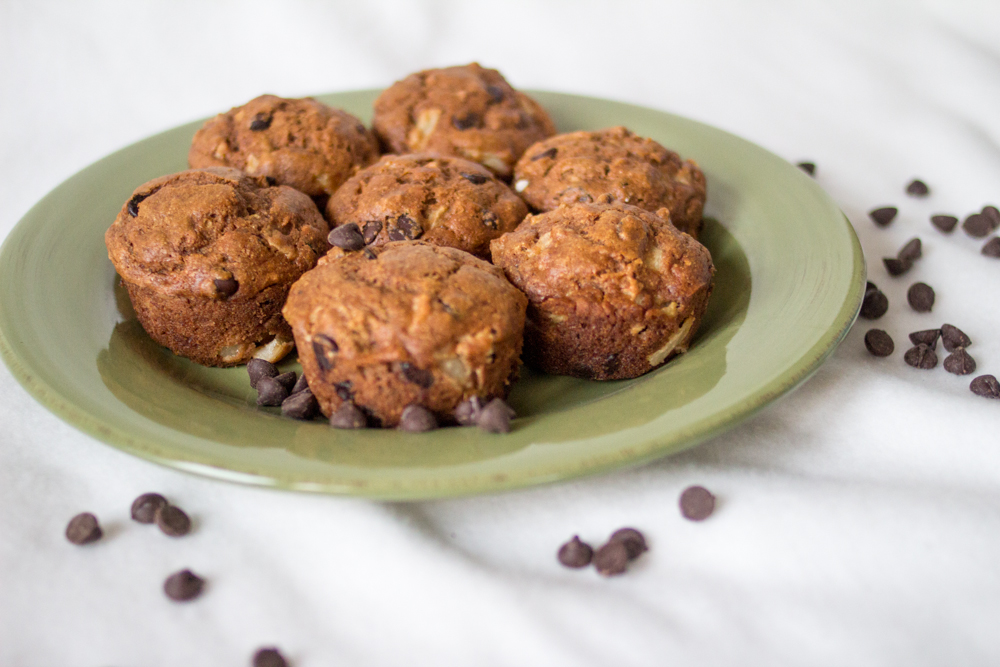 Dark Chocolate Pear Muffins