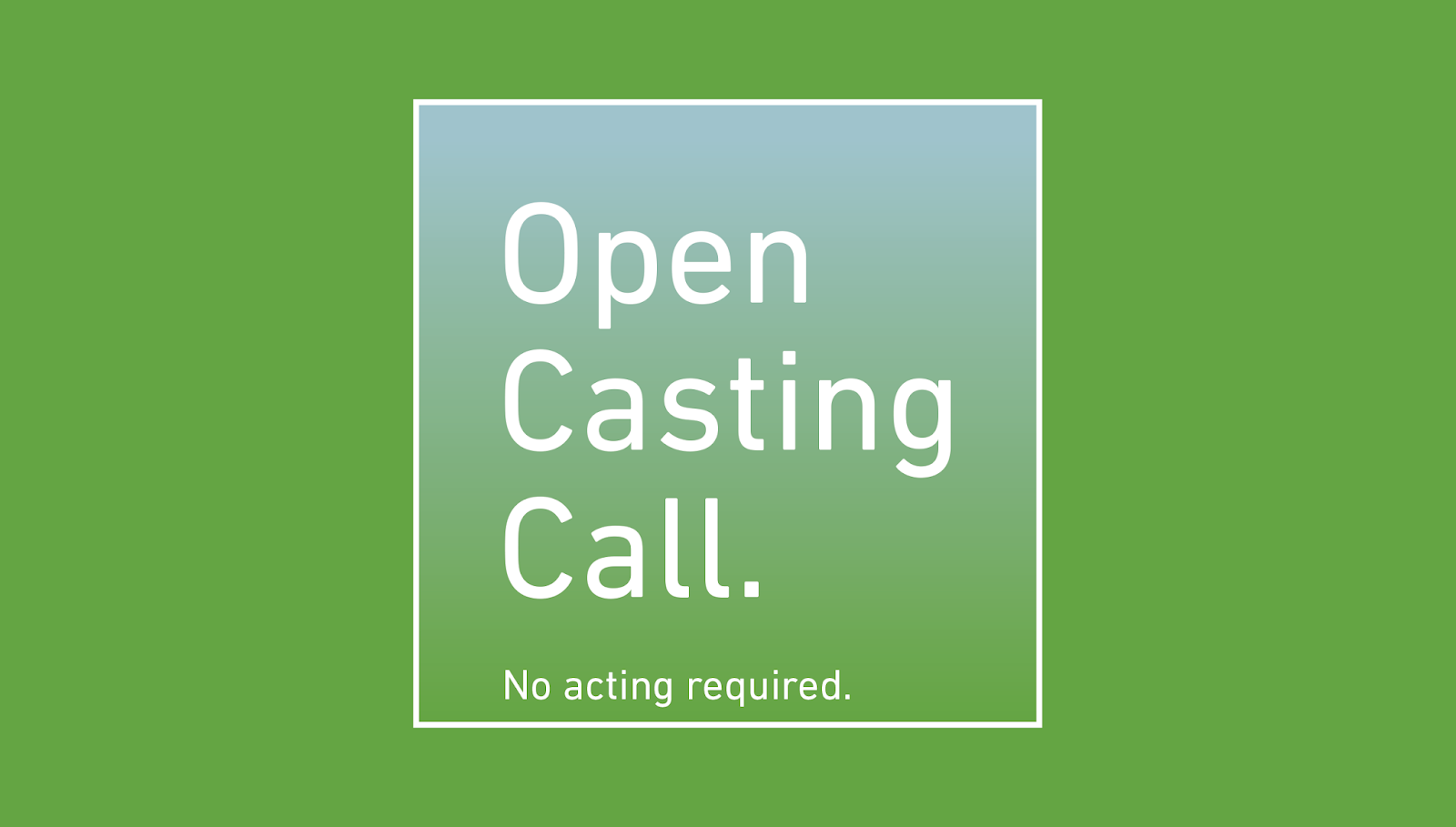 Open casting. Open casting