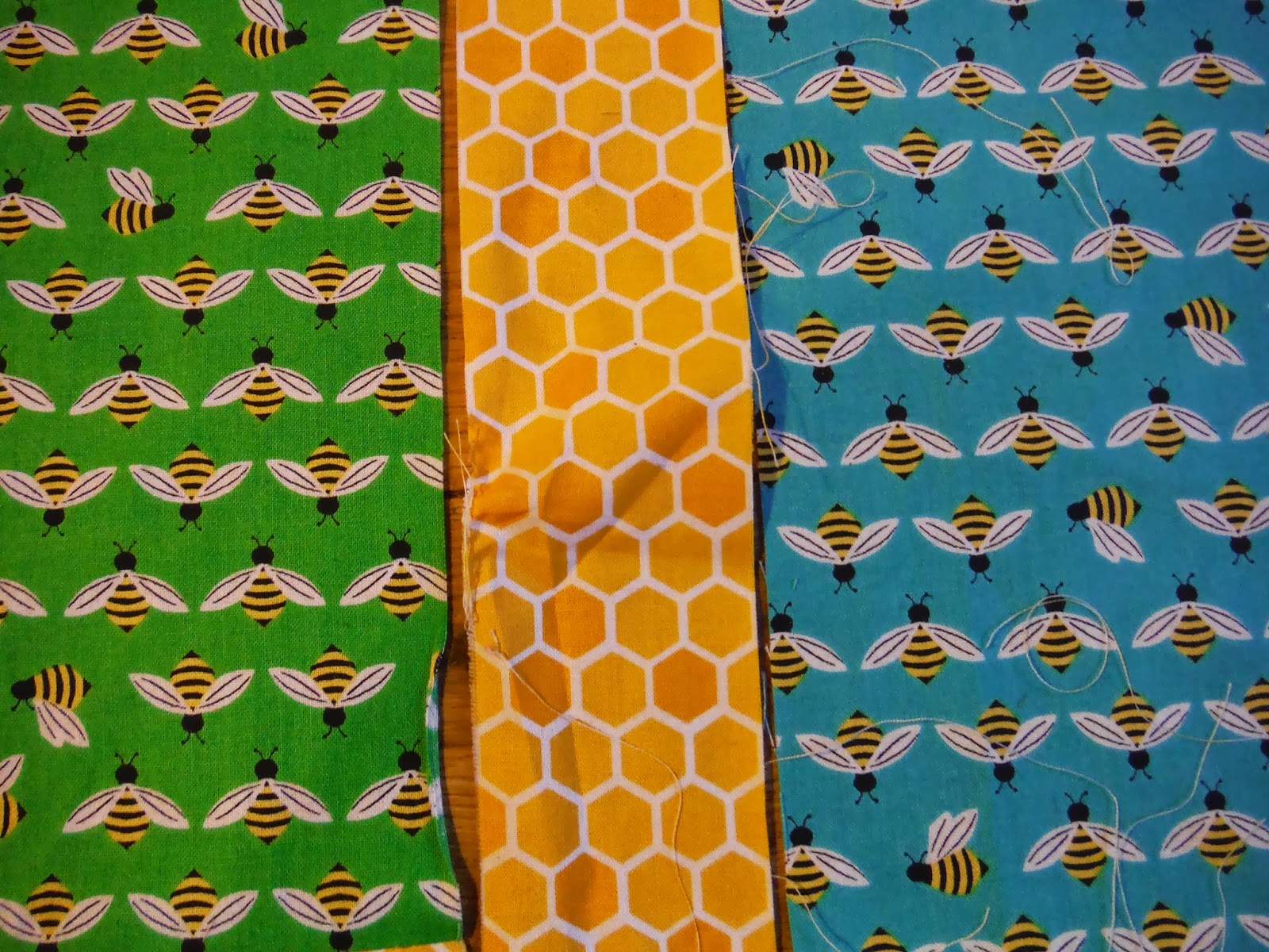 Wonky Patchwork A Honey Bee Quilt