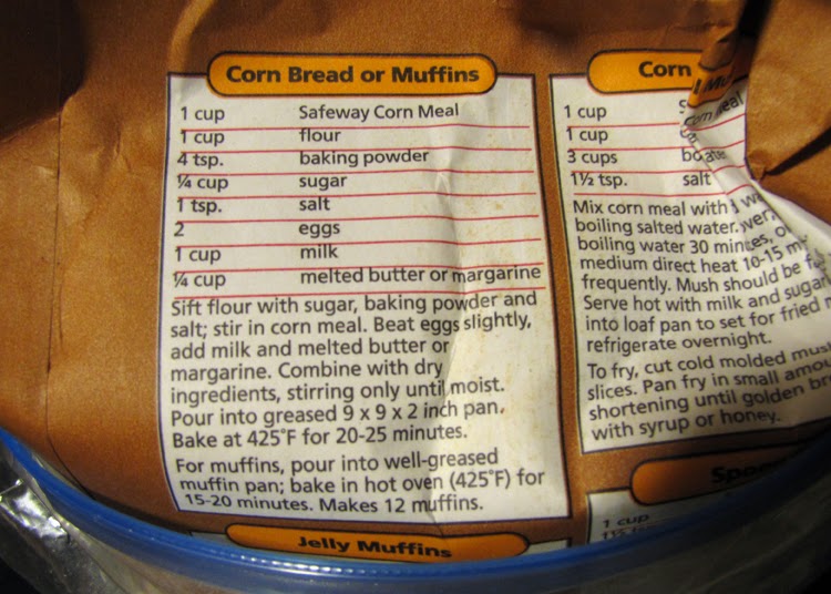 Smells Like Food in Here Safeway Corn Bread