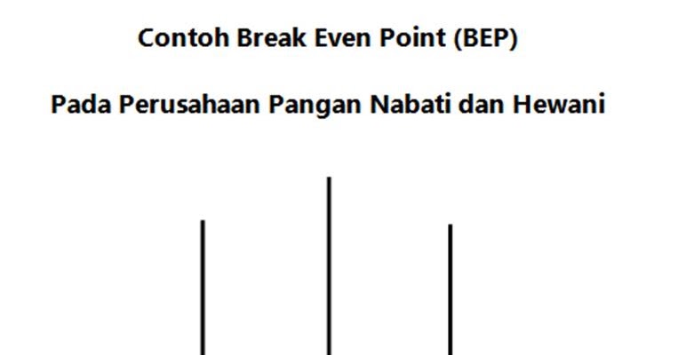 Contoh Break Even Point Bep Pada Perusahaan Pangan Nabati Dan Hewani