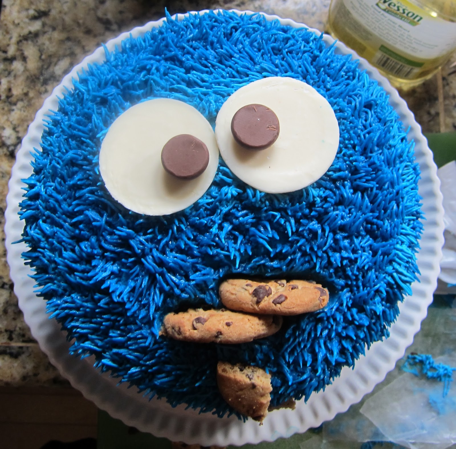 make-cookie-monster-cake