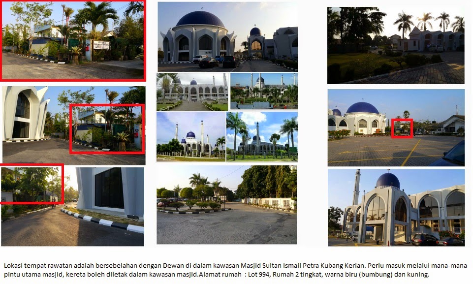 Lokasi Perubatan Islam Kubang Kerian Kota Bharu Kelantan