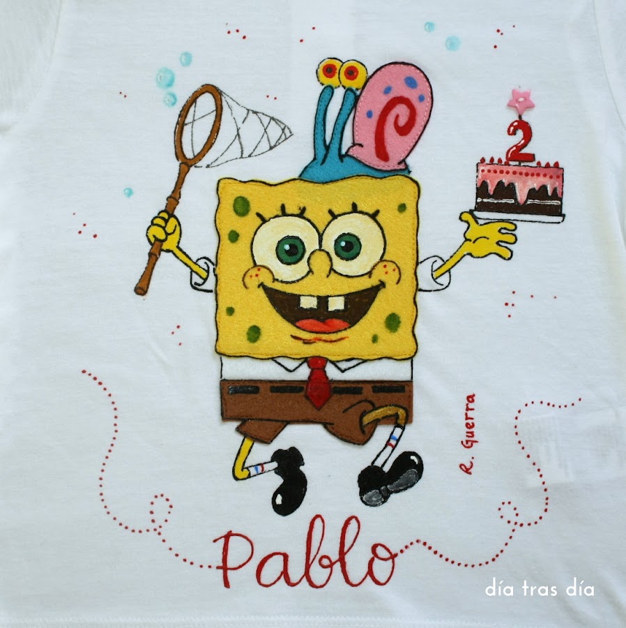 Camiseta personalizada Bob Esponja