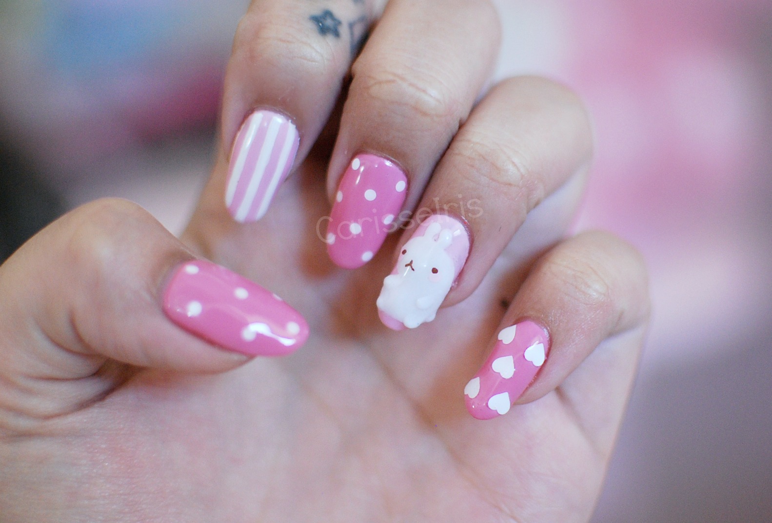 My Darling Rainbow: New Calgel nails~~