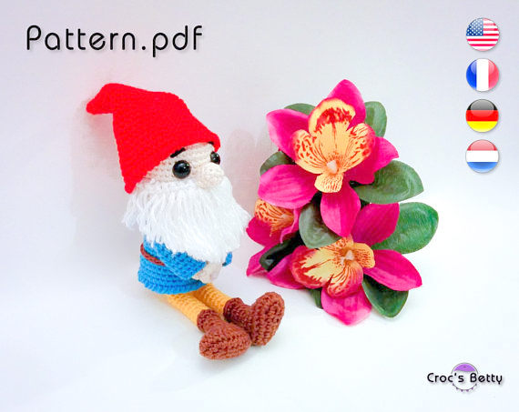 amigurumi Garden gnome Crochet pattern