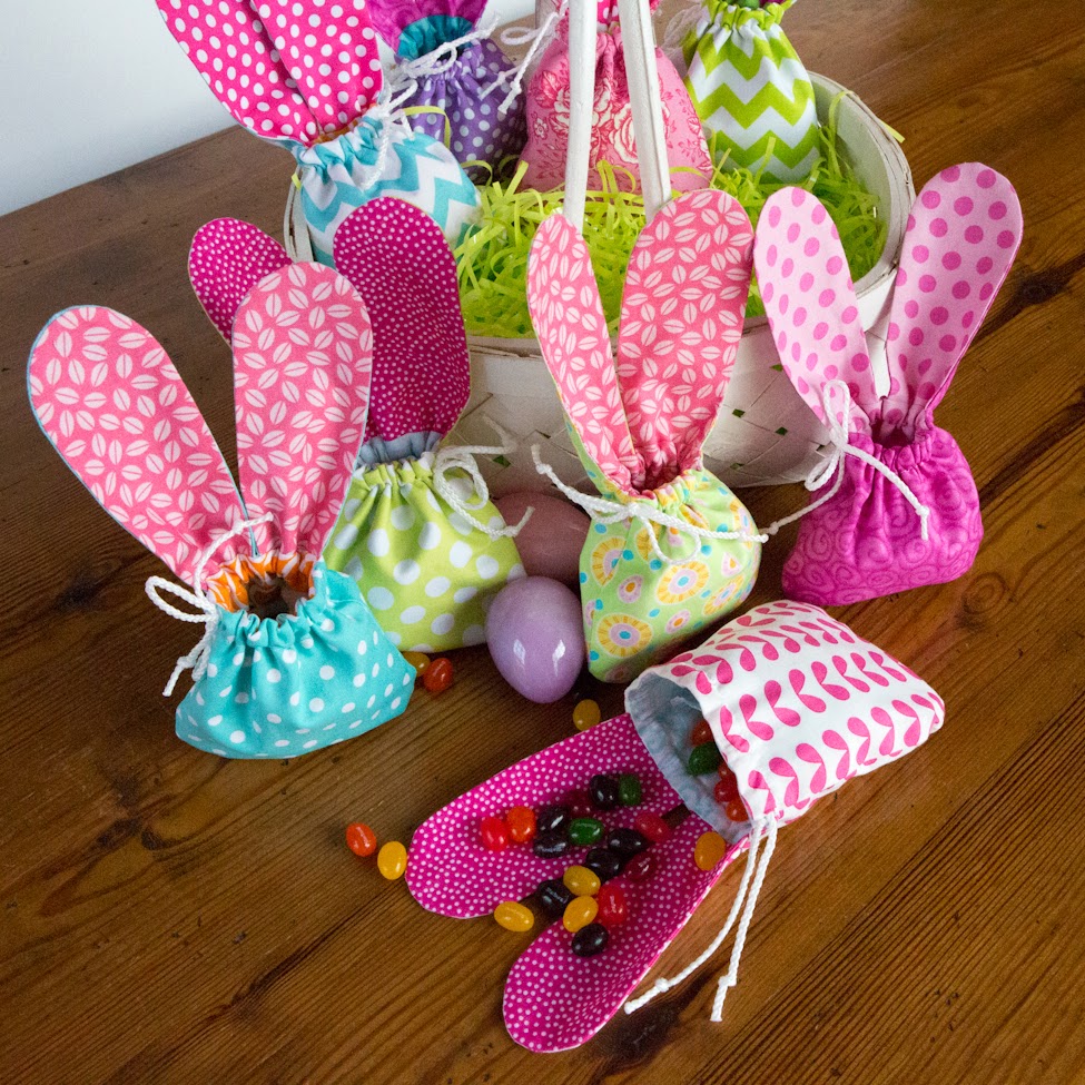 Bunny Ears" Jelly Bean Drawstring Bags Easter Gift bags