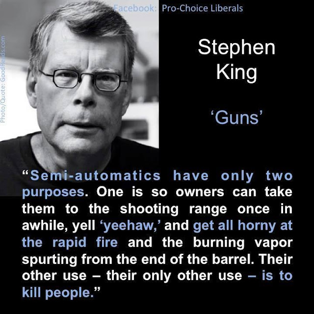 Stephen king essay on gun control