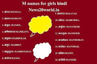 M name list hindi M name list hindi