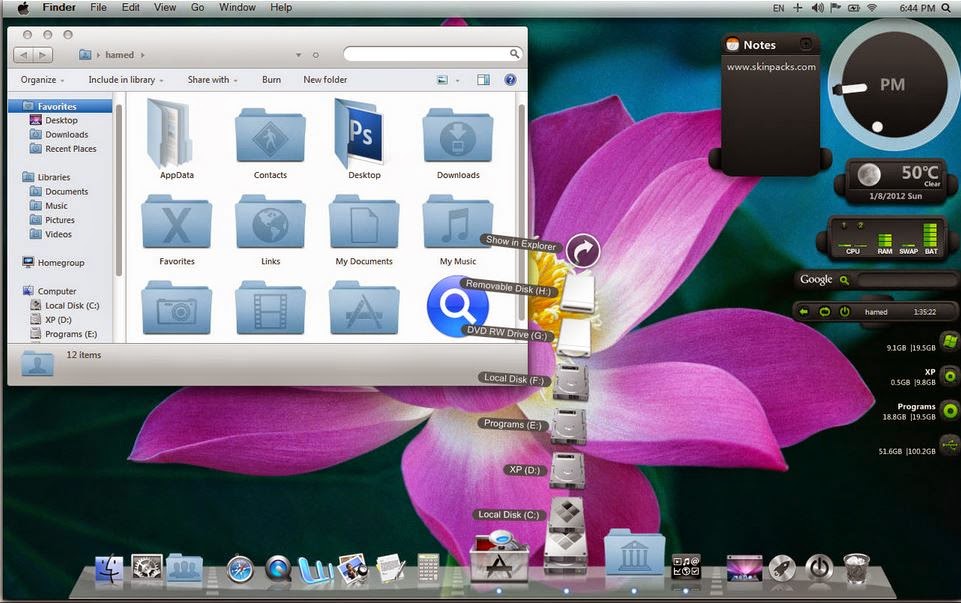 Тема mac os. Lion Skin Pack 4.0-XP. IOS Theme for Mac. Snow Leopard Skin Pack 1.0.