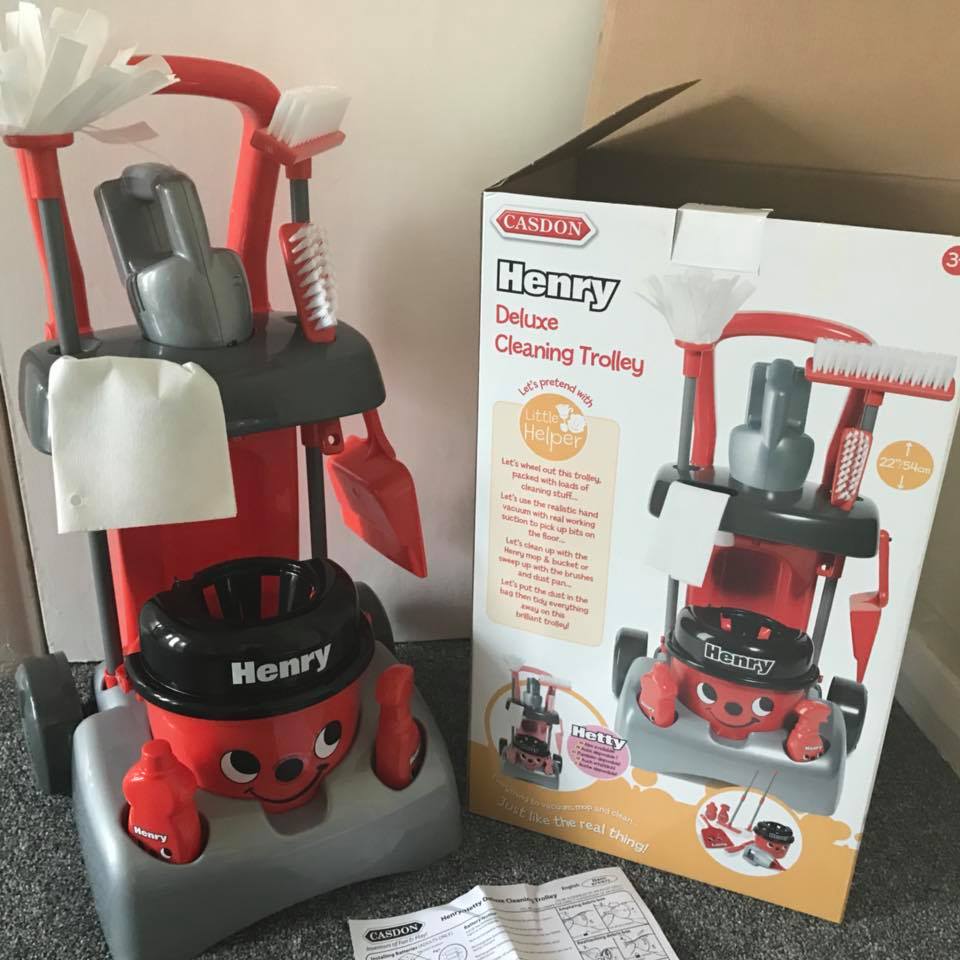 Henry Hetty Vacuum Cleaner Vacuum Hoover Casdon + Accessories Kids Role  Play Toy