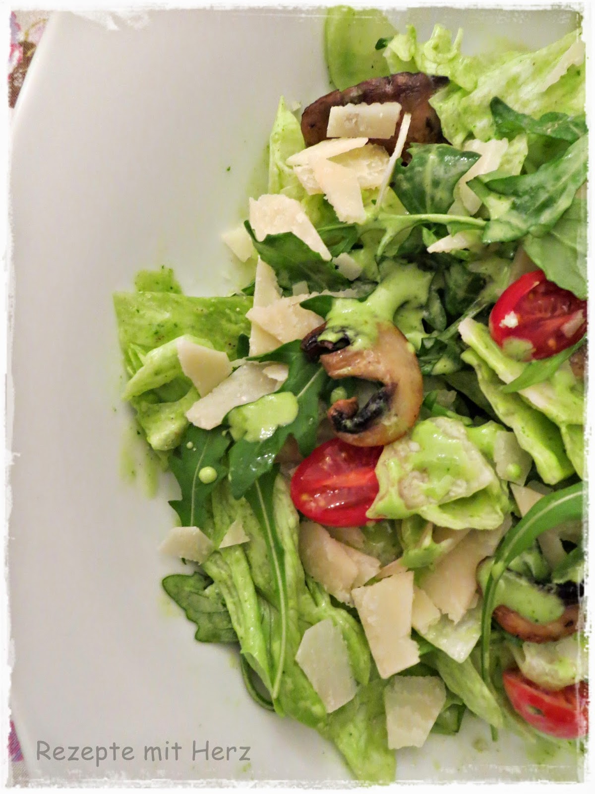 Vapiano Salat mit Rucola Dressing