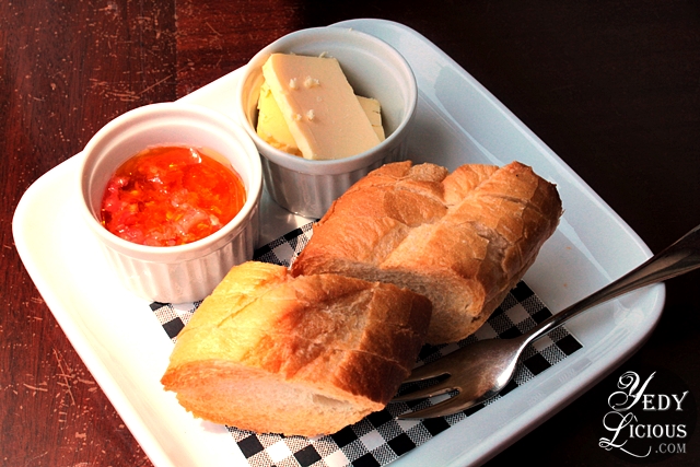 Bread, Butter, and Salsa at Alqueria Restaurant