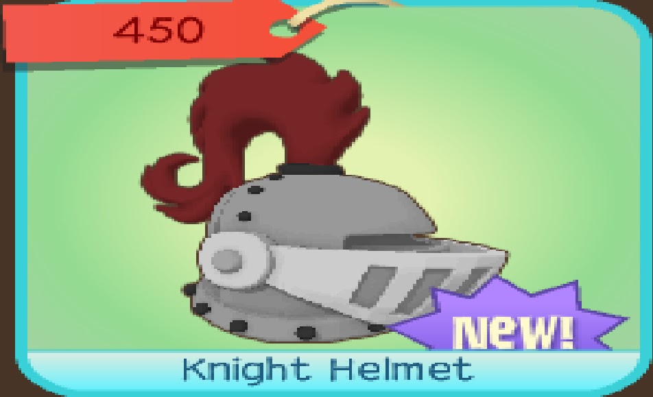 Animal Jam Pawz New Today Knight Helmet!