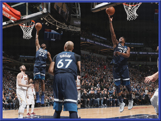 Andrew Wiggins scores a game-high 25 PTS to go with 6 REB, as the Timberwolves beat the @Cavs 127-99! Jimmy Butler: 21 PTS, 8 REB, 9 AST. 1/9/2018 (PST)