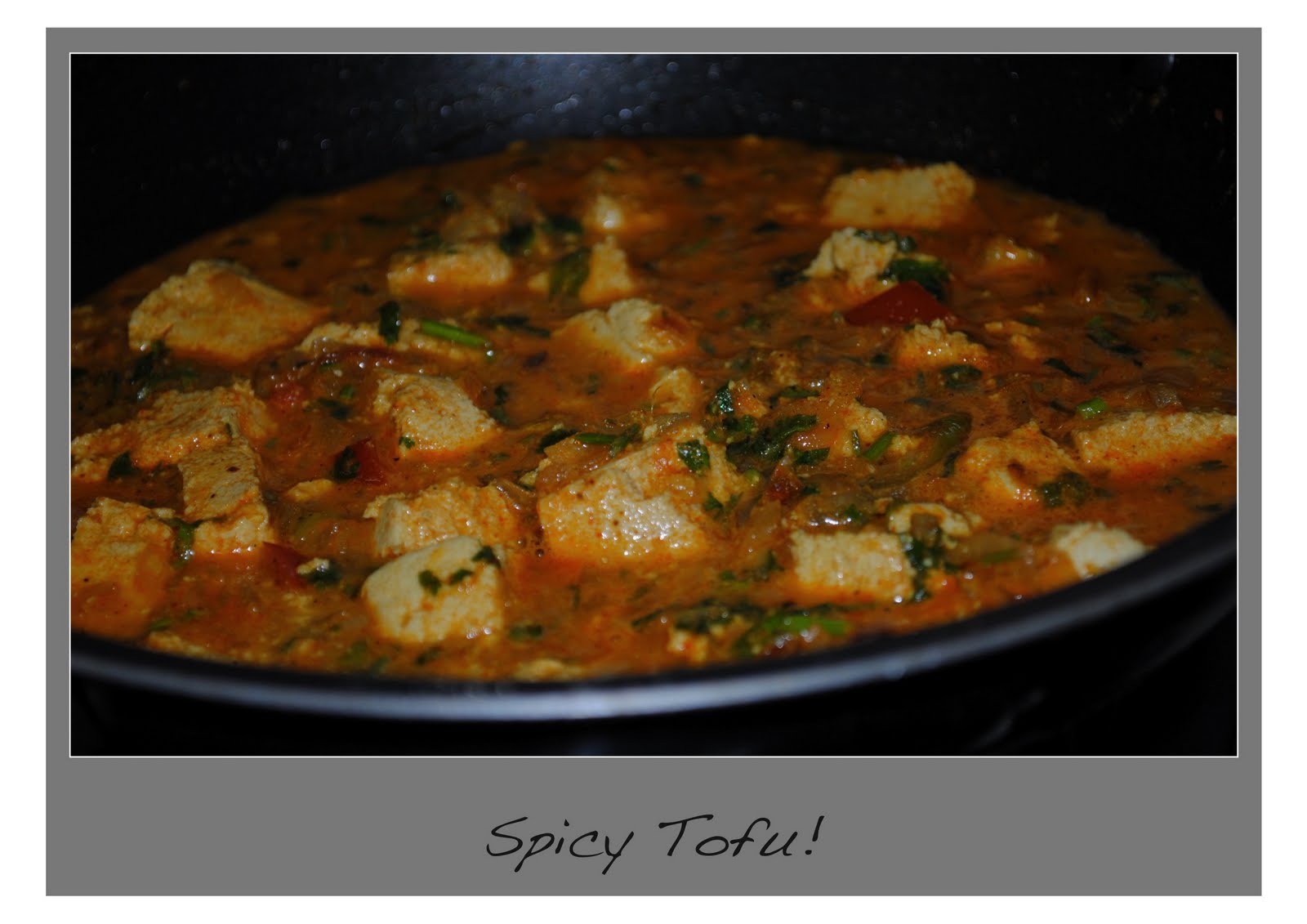 Flavors....Simply Spice it Up!!! Tofu in a spicy gravy!