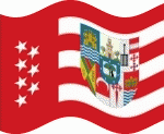 Bandera con escudo de la Carpetania