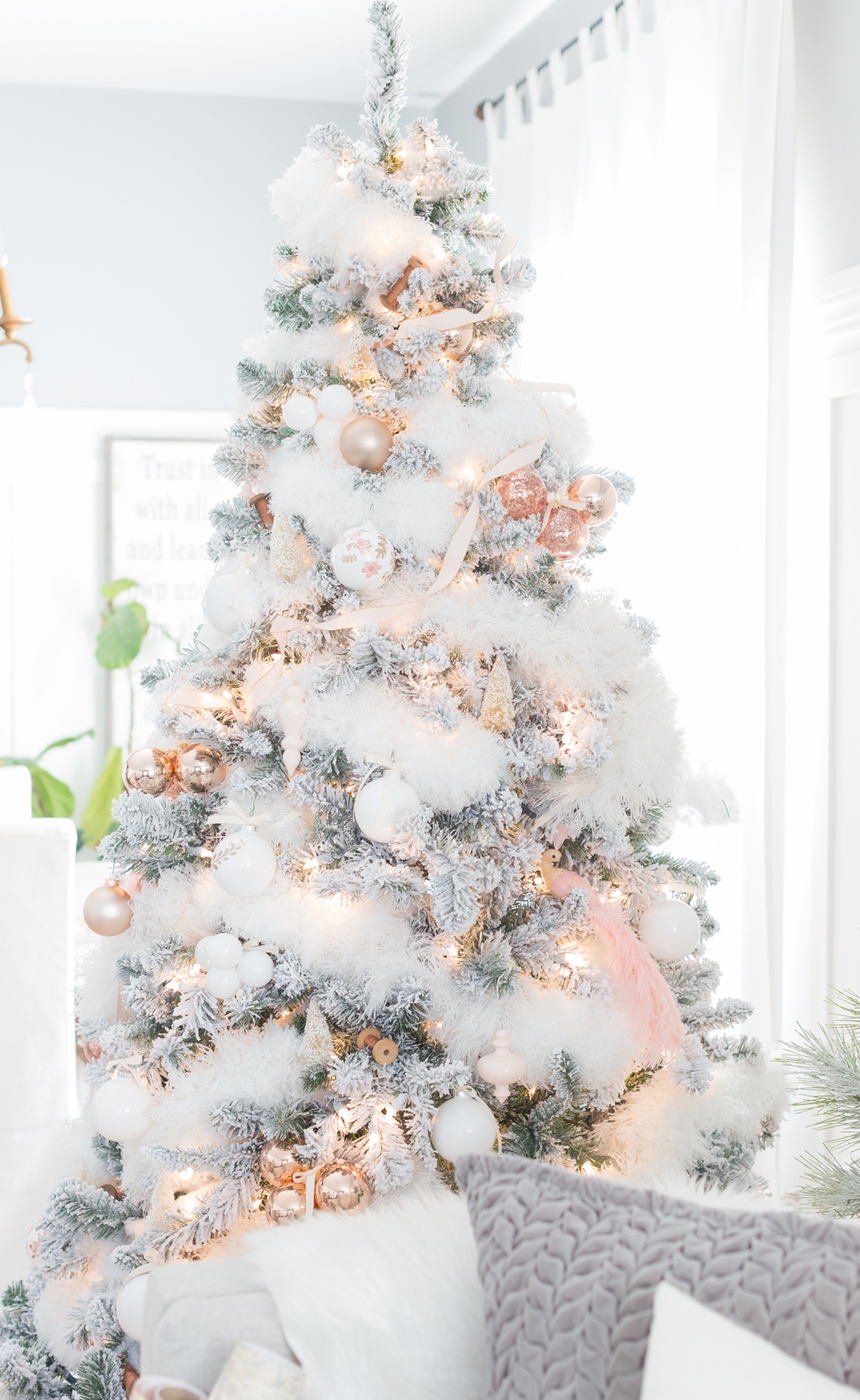 Blush Tone Christmas Tree