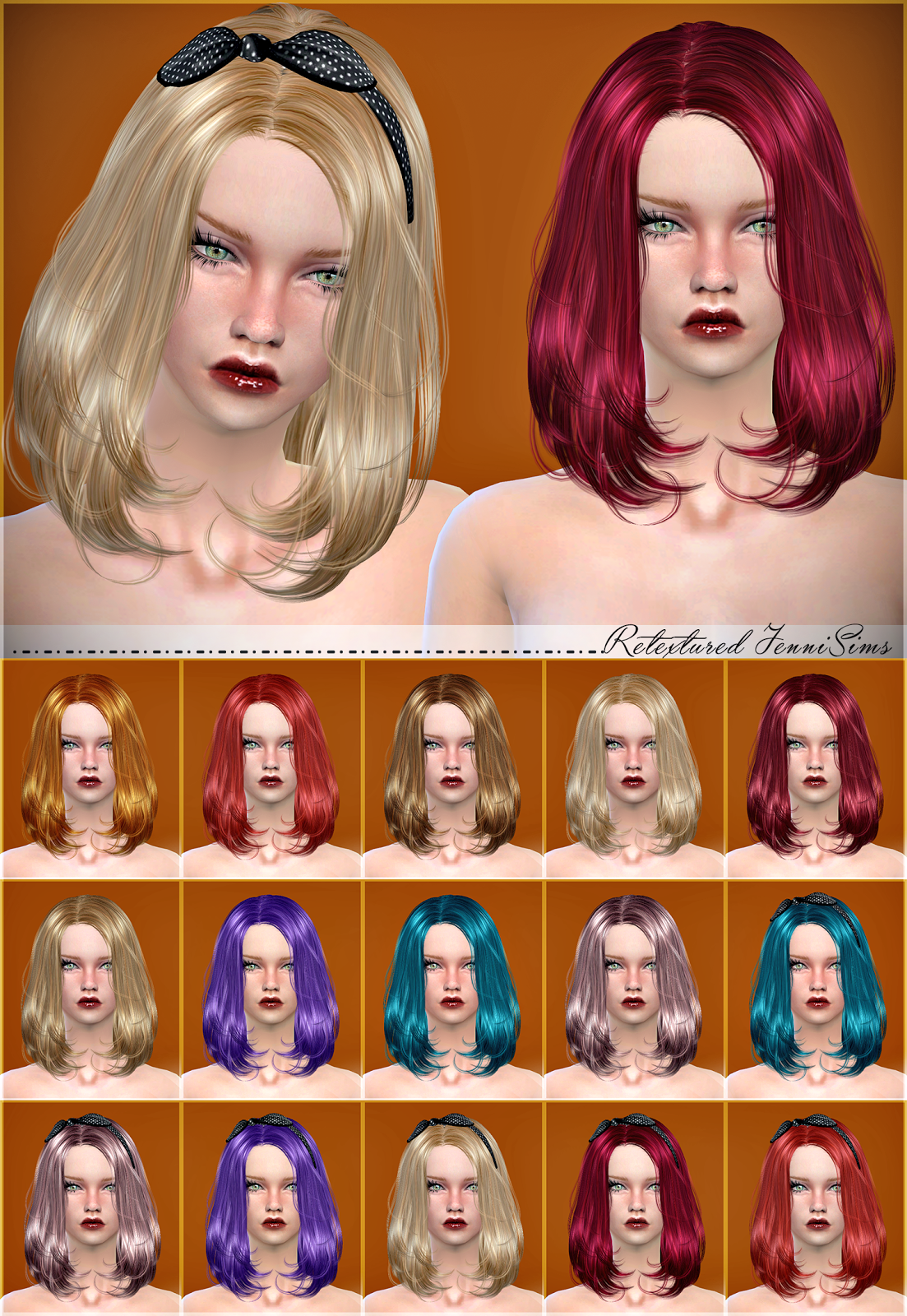 Downloads Sims Newsea Dragonstone Hair Retexture Jennisims Vrogue