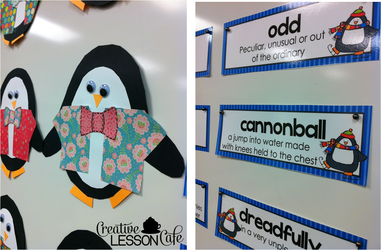 Creative Lesson Cafe Wacky, Tacky the Penguin Fun!