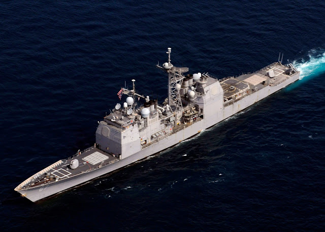 Resultado de imagen de 2 cruceros clase Ticonderoga.