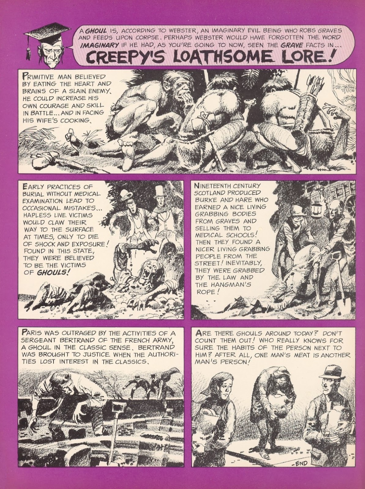 Attempted Bloggery: Jack Davis: Creepy's Loathsome Lore