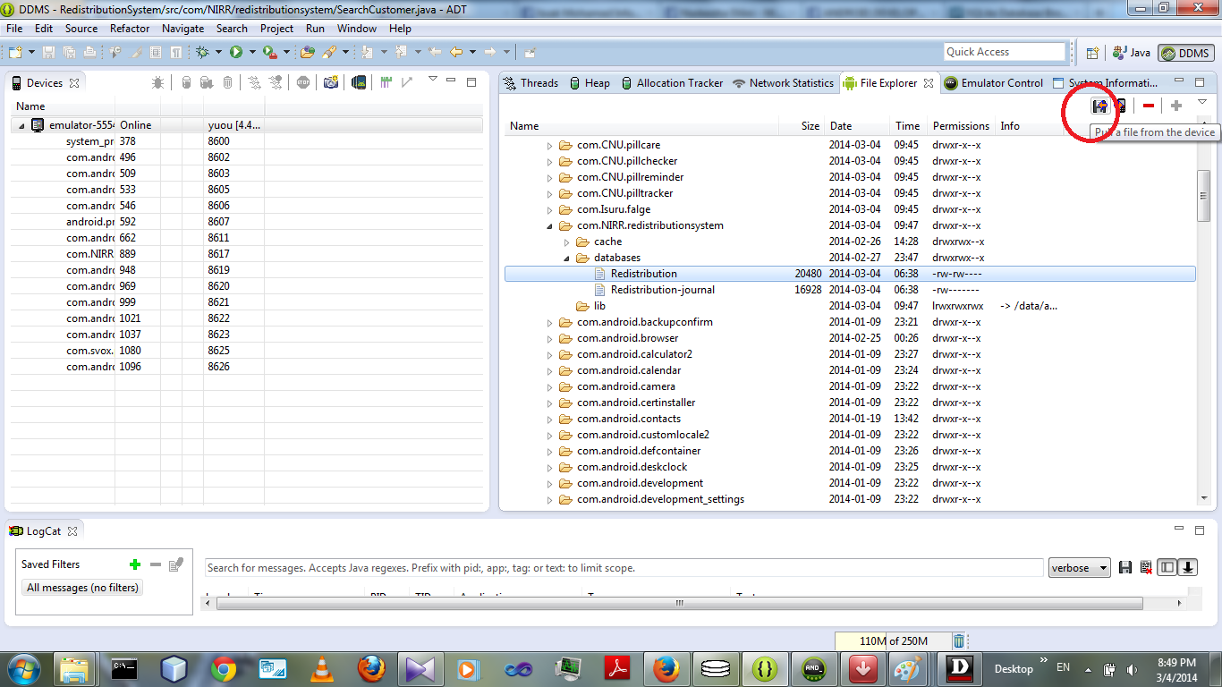 viewing sqlite database viewing sqlite database