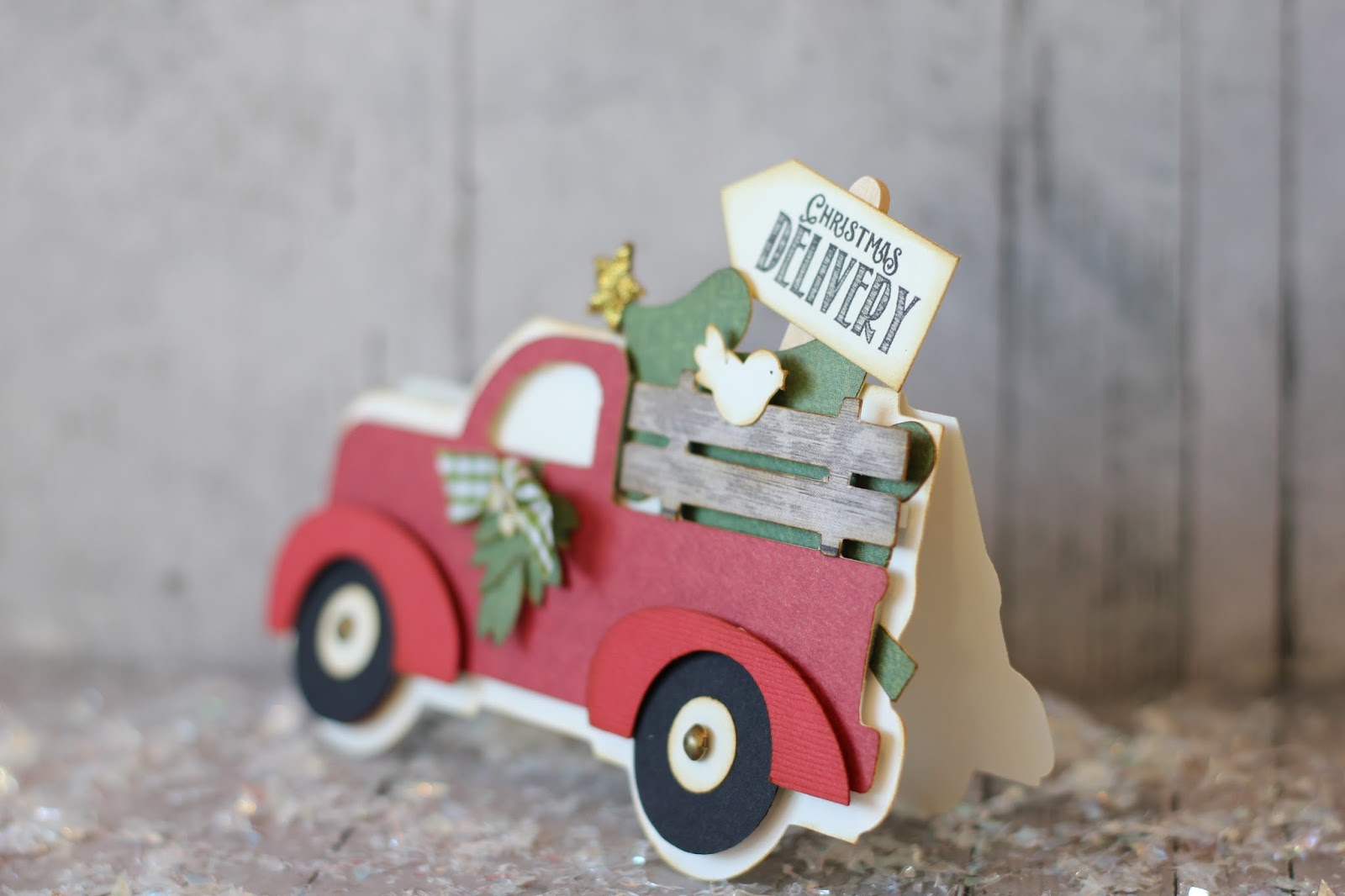 This and That Christmas Delivery Truck Card