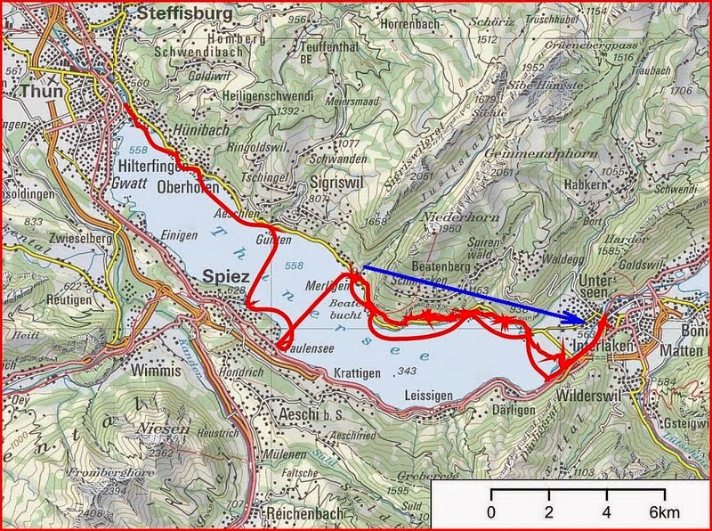 Pfannenstiel Wanderblog: Dem Thunersee entlang von Merligen nach Interlaken Pfannenstiel Wanderblog: Dem Thunersee entlang von Merligen nach Interlaken