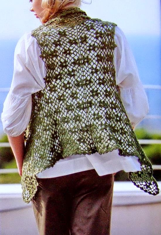 Crochet Lace Vest Pattern for Women
