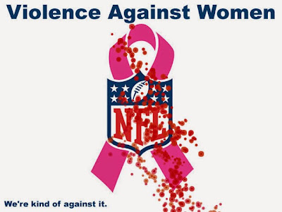 NFL pink logo violence against woman NFL cares breast cancer awareness