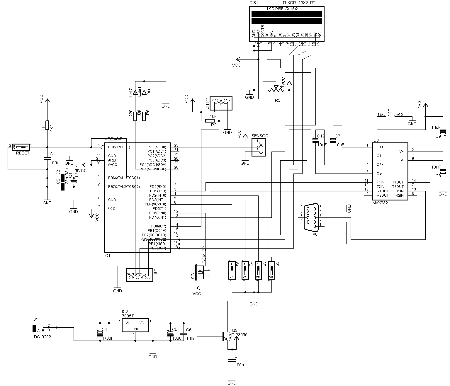 . Membuat Alat Monitor Suhu Sensor DHT11 Dengan Output Buzzer dan