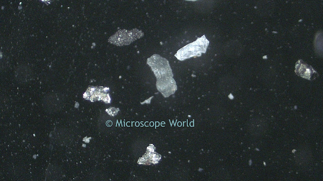 Microscopy image of metal.