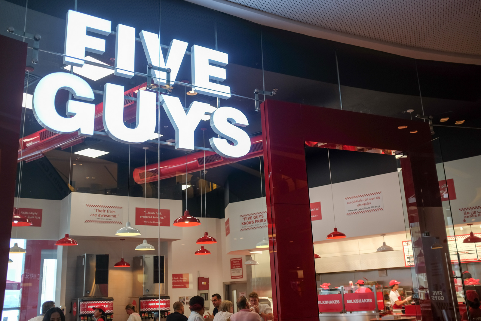 Five Guys, Dubai Mall, United Arab Emirates