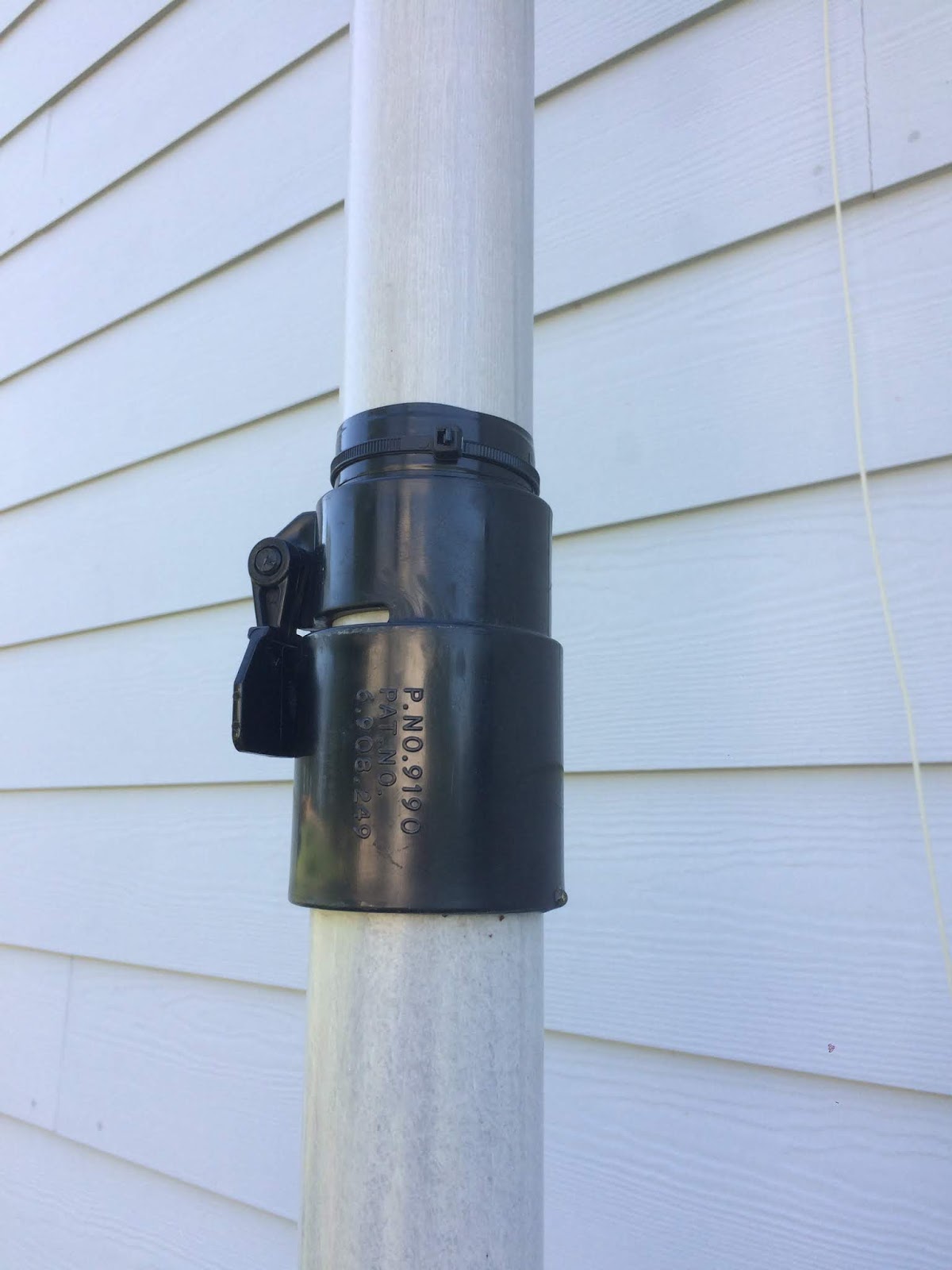 WB5BKL Fiberglass center support 40M extended double Zepp