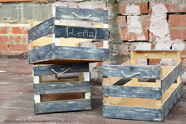 Cajas de frutas handmade