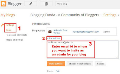 How to create admin or author for a blog - BloggingFunda
