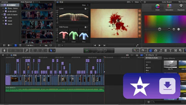 iMovie, one of the best video editing and creation tool. 