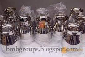 jual milk can stainless