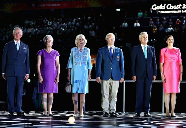 Prince of Wales and the Duchess of Cornwall attended opening ceremony of Gold Coast 2018 Commonwealth Games