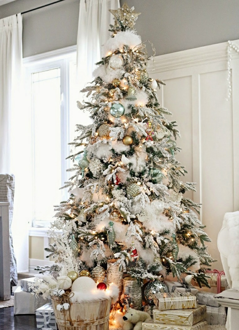 Árvores de Natal decoradas ~ Decoração e Ideias
