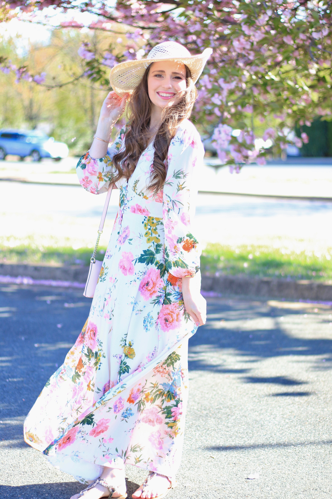 Floral Maxi Dress + A Hidden Photo Spot! | Southern Belle in Training
