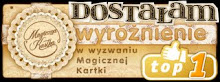 Wyróżnienie z Magicznej Kartce