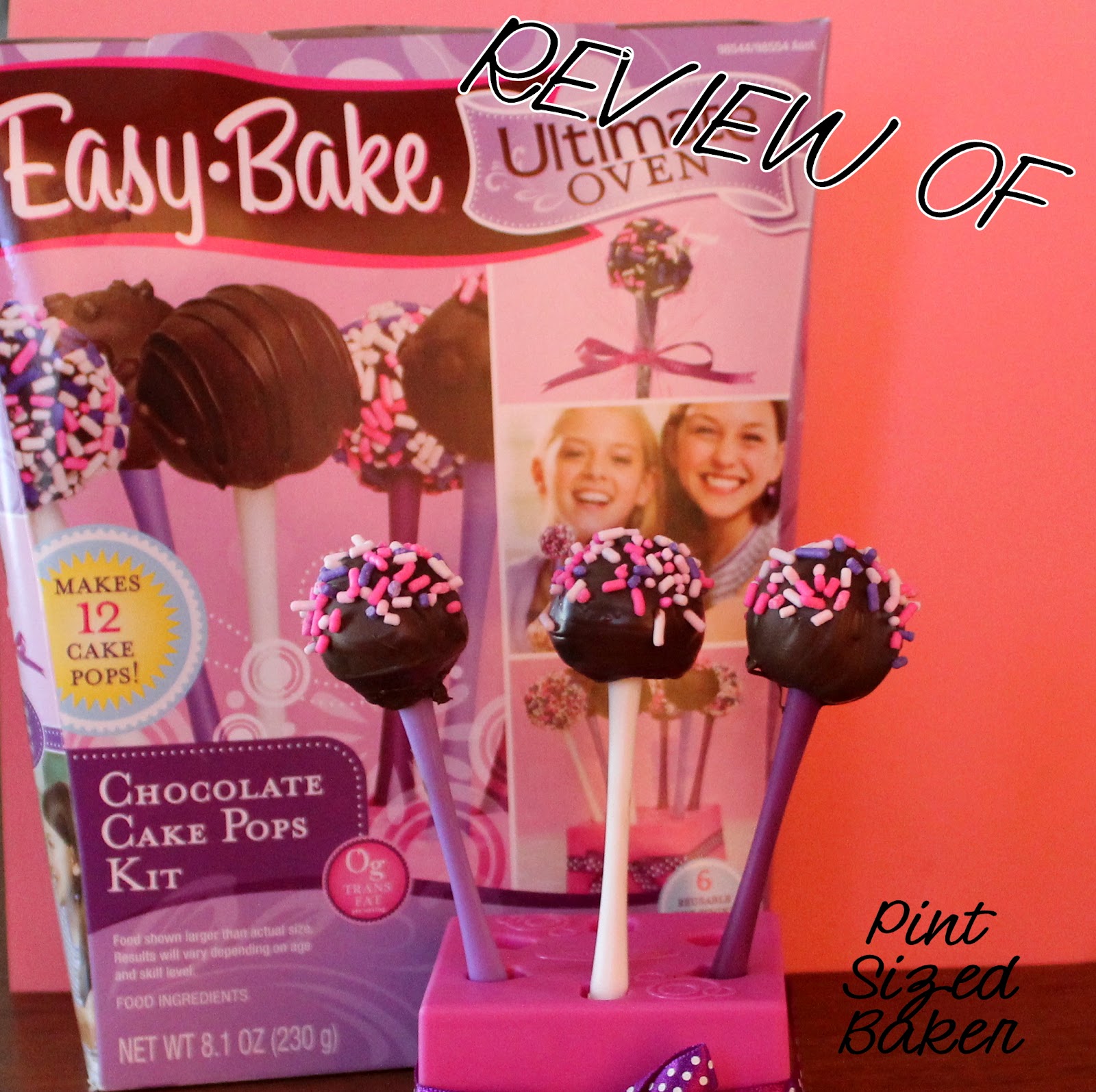 Review of Easy Bake Oven Cake Pop Kit Pint Sized Baker