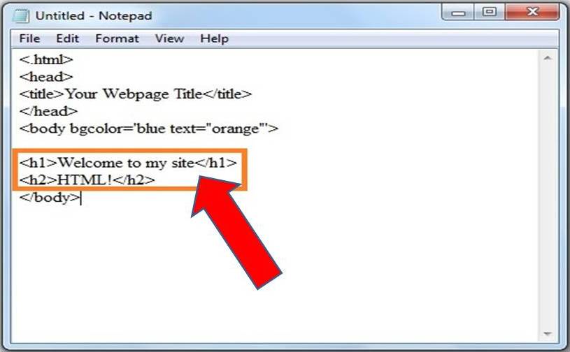 Learn HTMl and HTML 5: Create a Simple Webpage Using Notepad