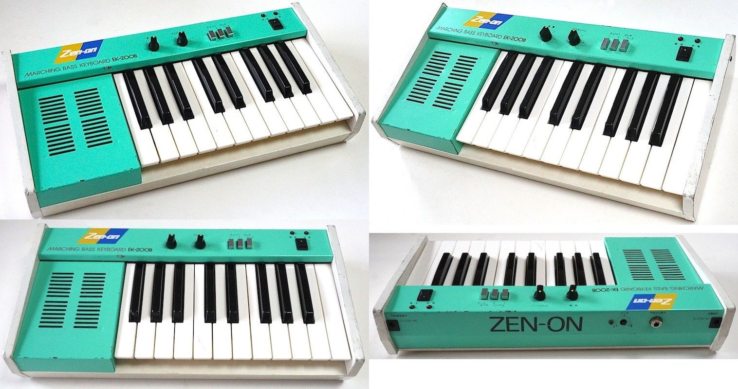 MATRIXSYNTH Rare Zenon EK200B MARCHING BASS KEYBOARD EK2008 70s Japan