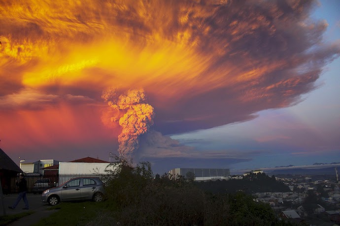 Hihetetlen képek a chilei Calbuco-vulkán kitöréséről /Képekkel és Videóval!/