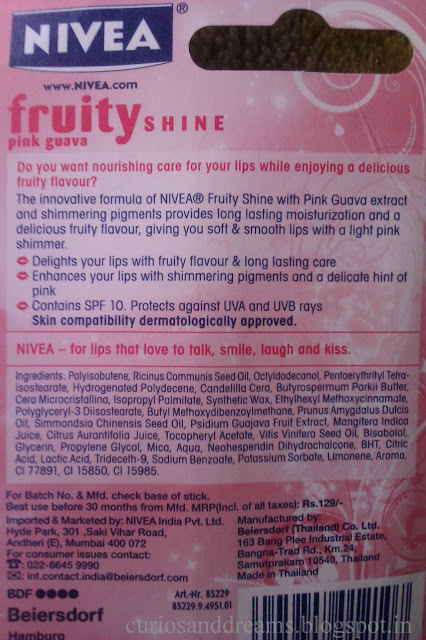 Nivea Fruity Shine Pink Guava Review