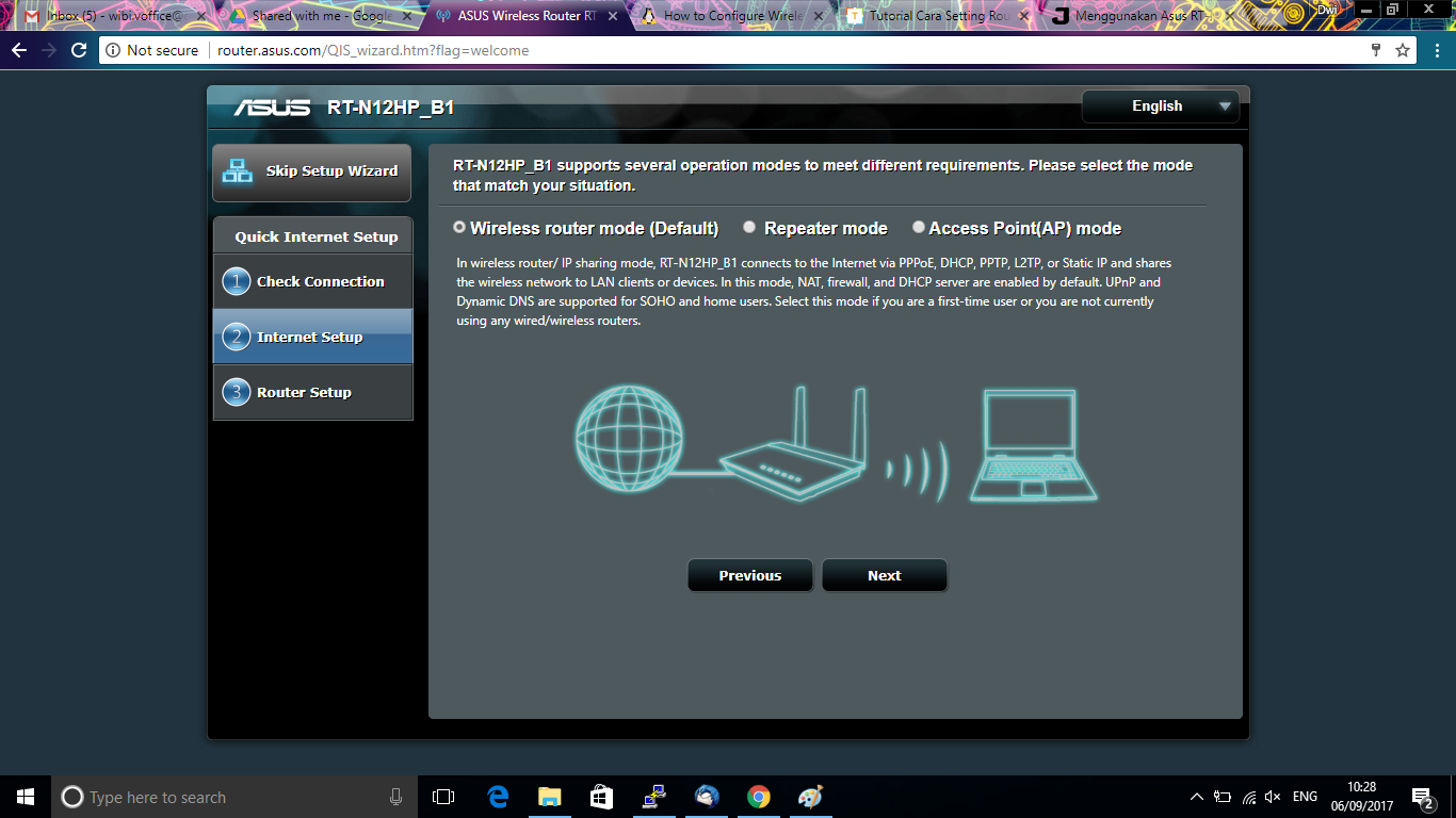 How To Changing The RTN12HP Router To Repeater