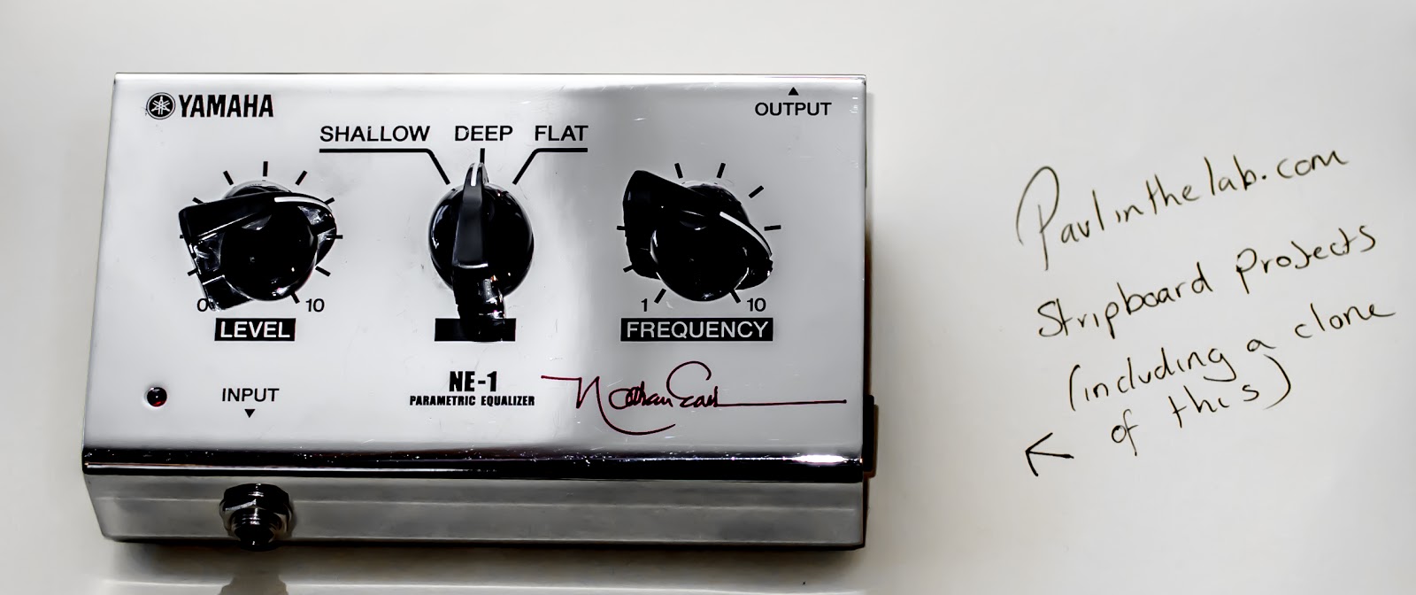 Paul In The Lab Yamaha NE1 Bass Parametric EQ Preamp ( Nathan East